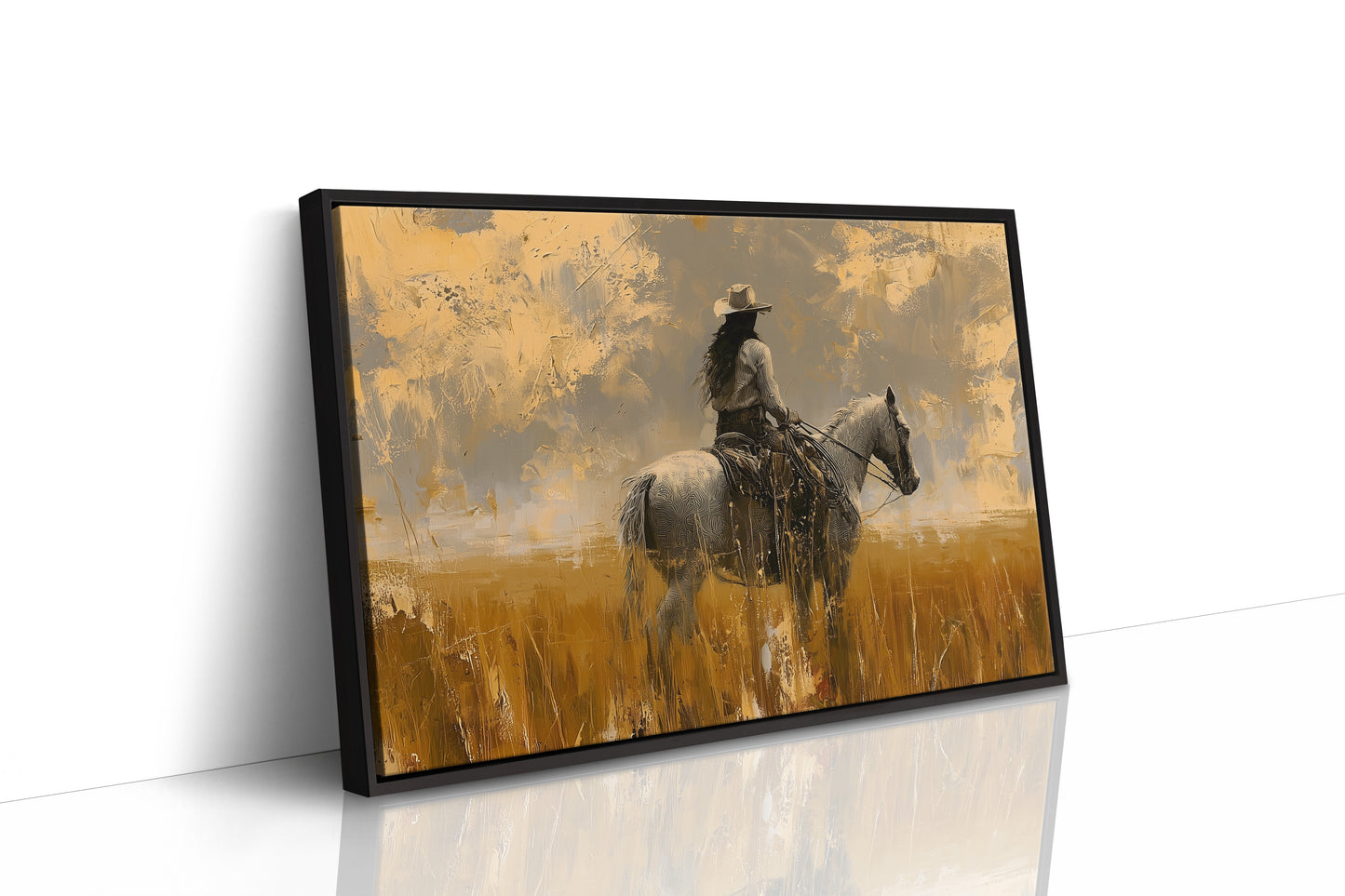 Rider in the Gold Field