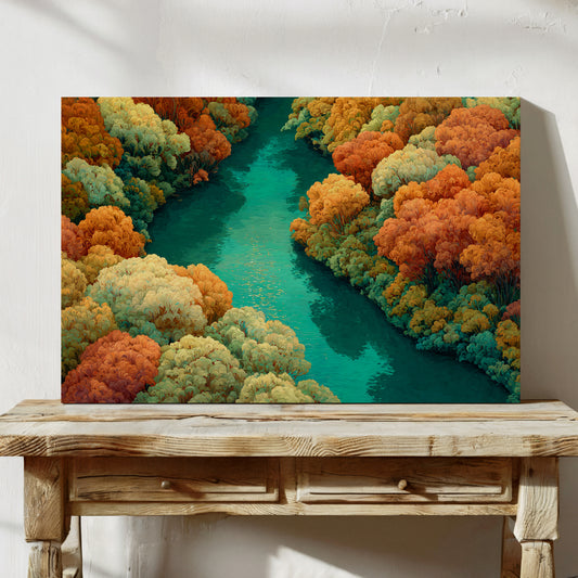 Autumn Rivers Paint The Morning