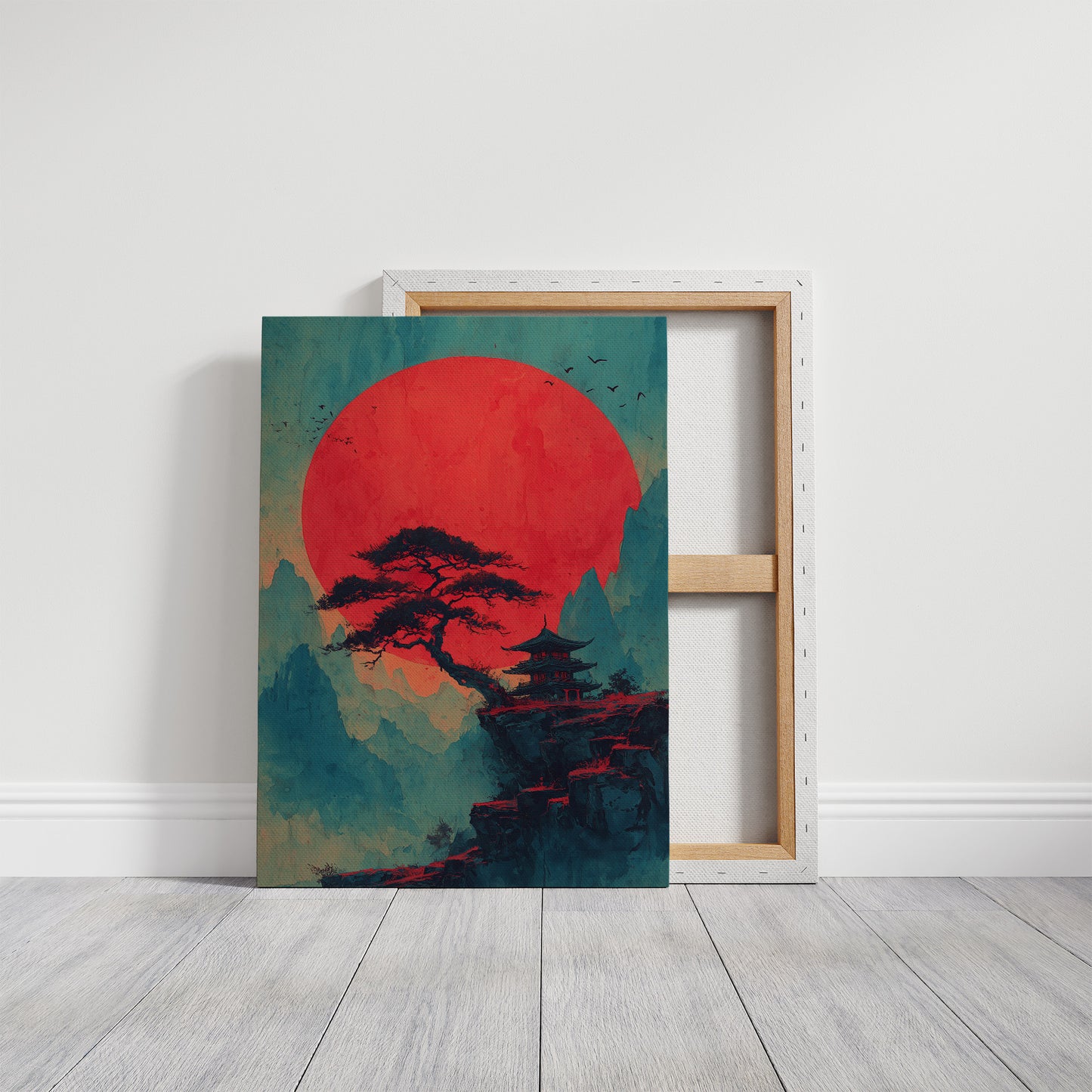 The Pagoda Watches the Red Sun
