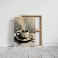 Weathered Brew: A Rustic Coffee Still Life