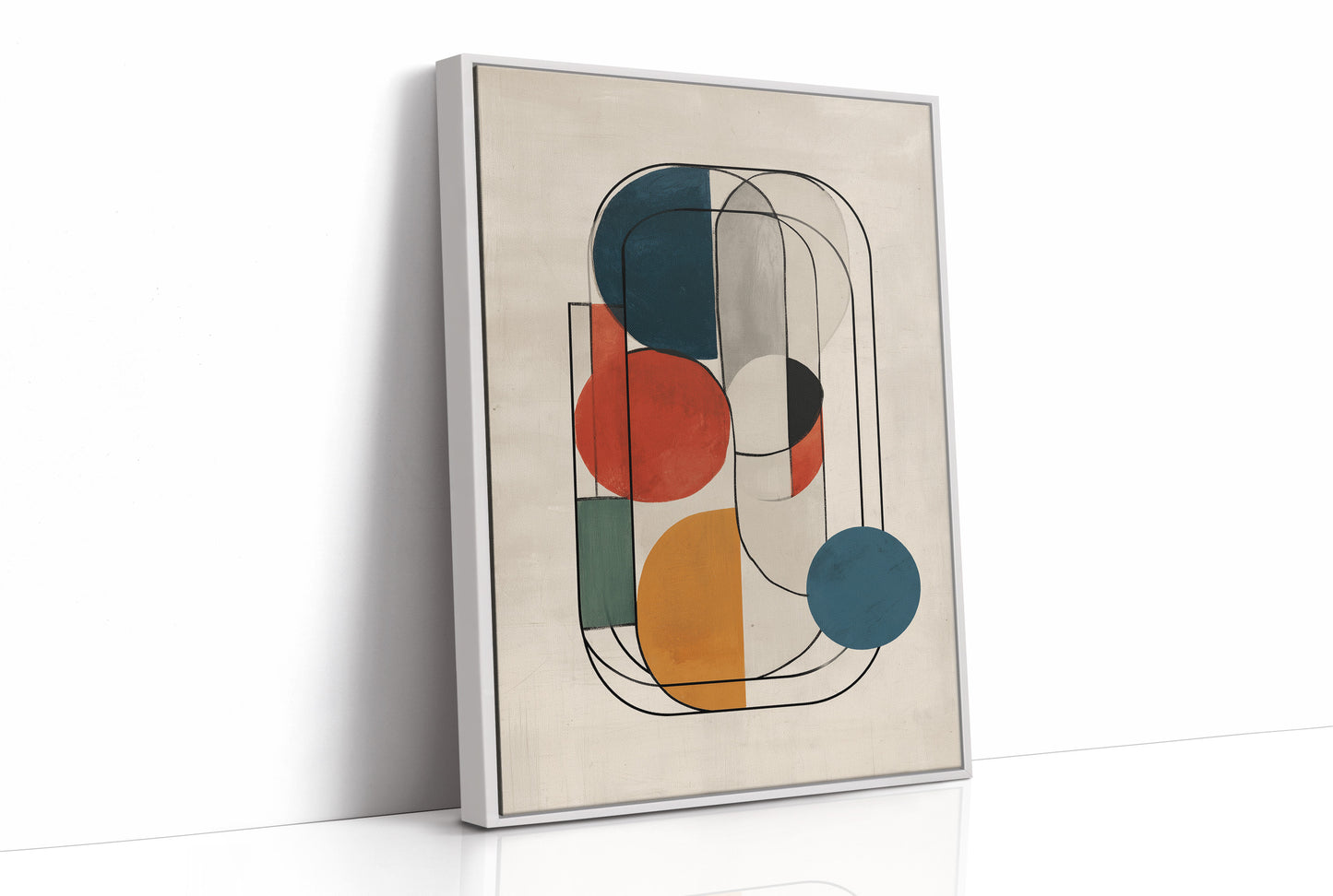 Circles Dance In Modern Lines