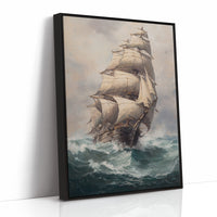 Tall Ships Dance On Restless Tides