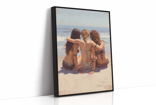 Shoreline Whispers Beneath Azure Skies