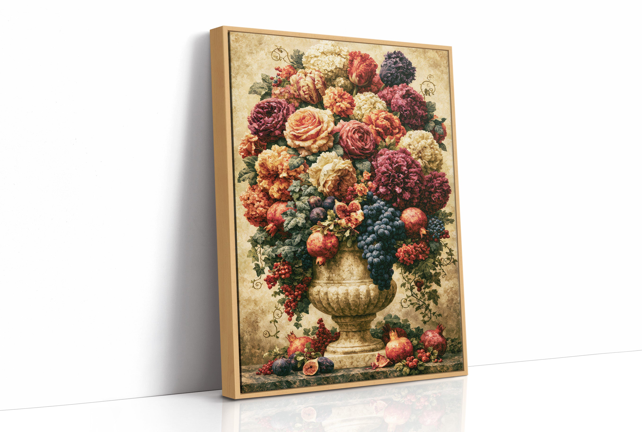 Grapes, Figs & Roses Grand Urn
