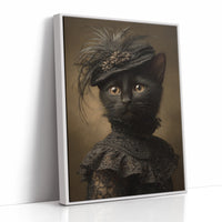 Regal Feline in Victorian Attire