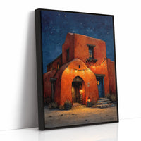 Desert Nightlight: Adobe Left the Lights On