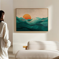 Sunset Over Whispering Waters