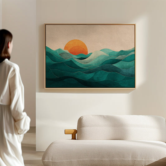 Sunset Over Whispering Waters