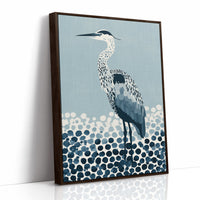 Heron in the Dappled Blue