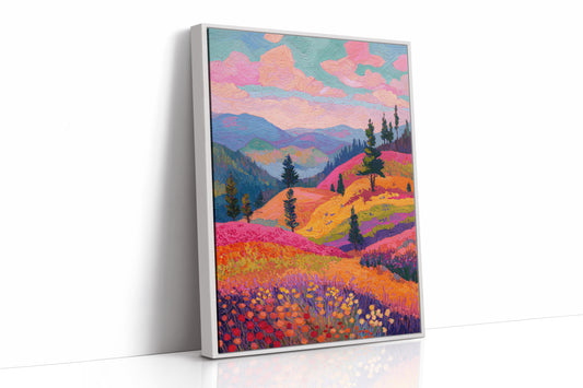 Fields Ablaze With Color