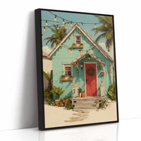 Holly Jolly Bungalow: Lights Strung Palm to Palm