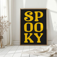 Yellow Letters Dance Through Midnight