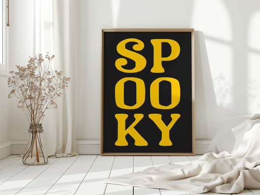 Yellow Letters Dance Through Midnight