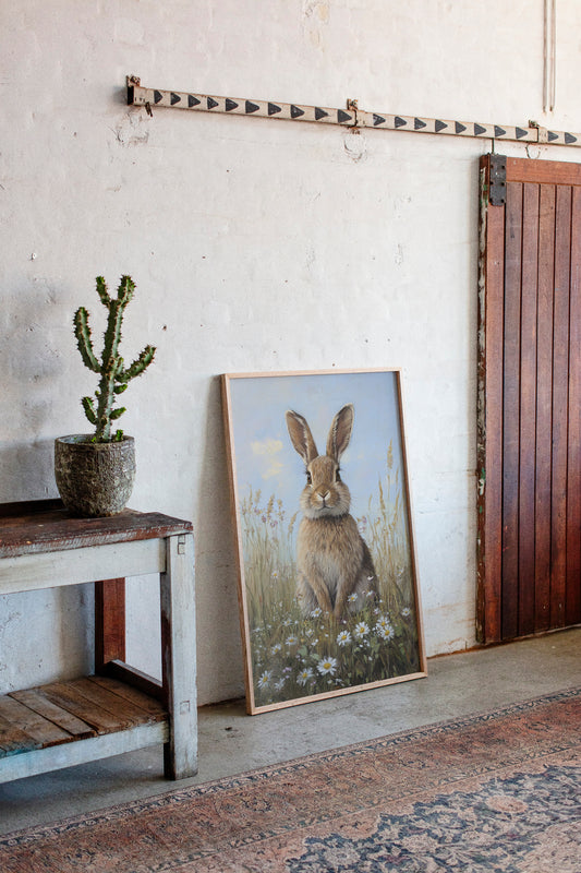 Charming Rabbit Portrait Canvas - Whimsical Animal Art - Gallery Canvas image 15