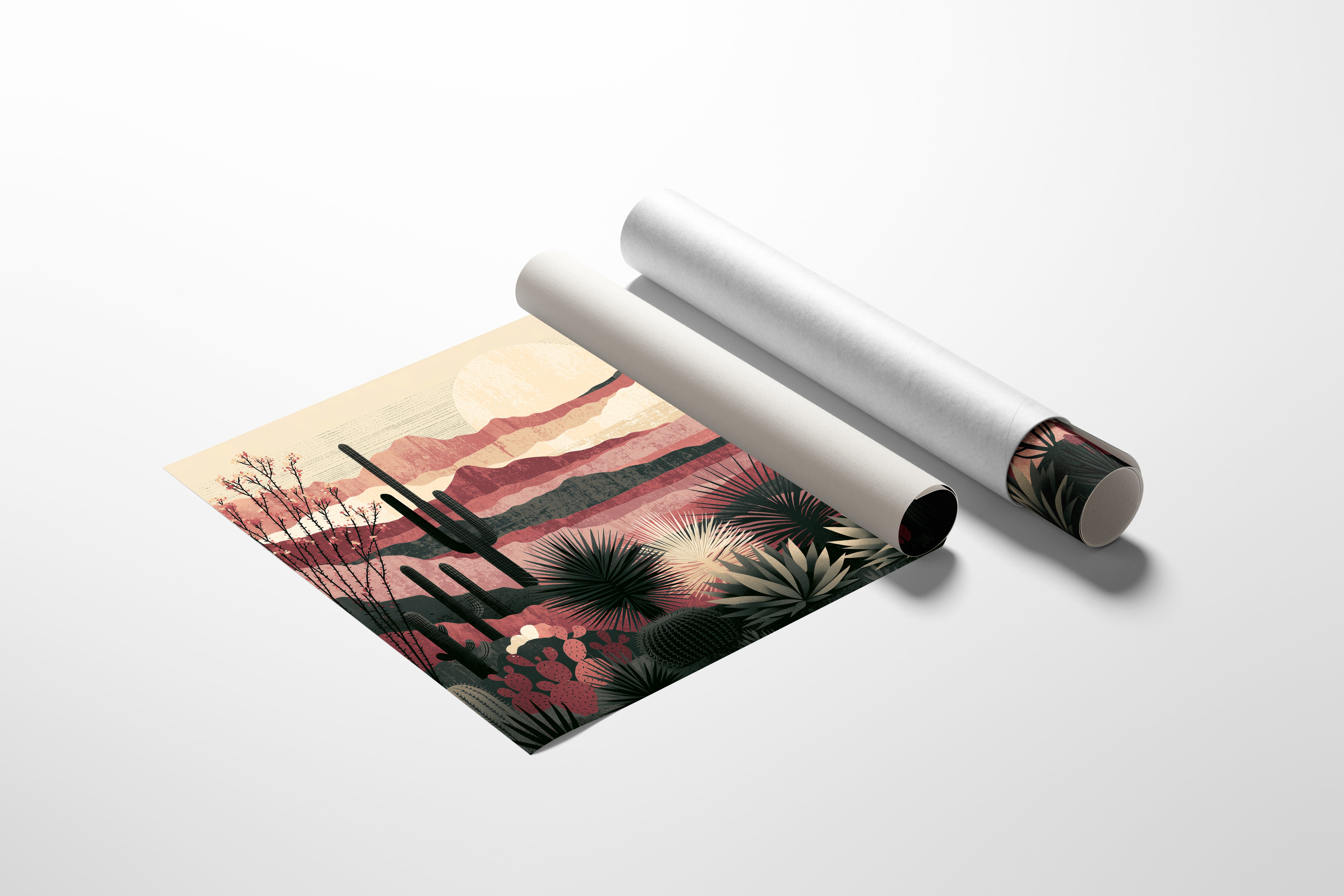 Rose Dusk Desert Bloom
