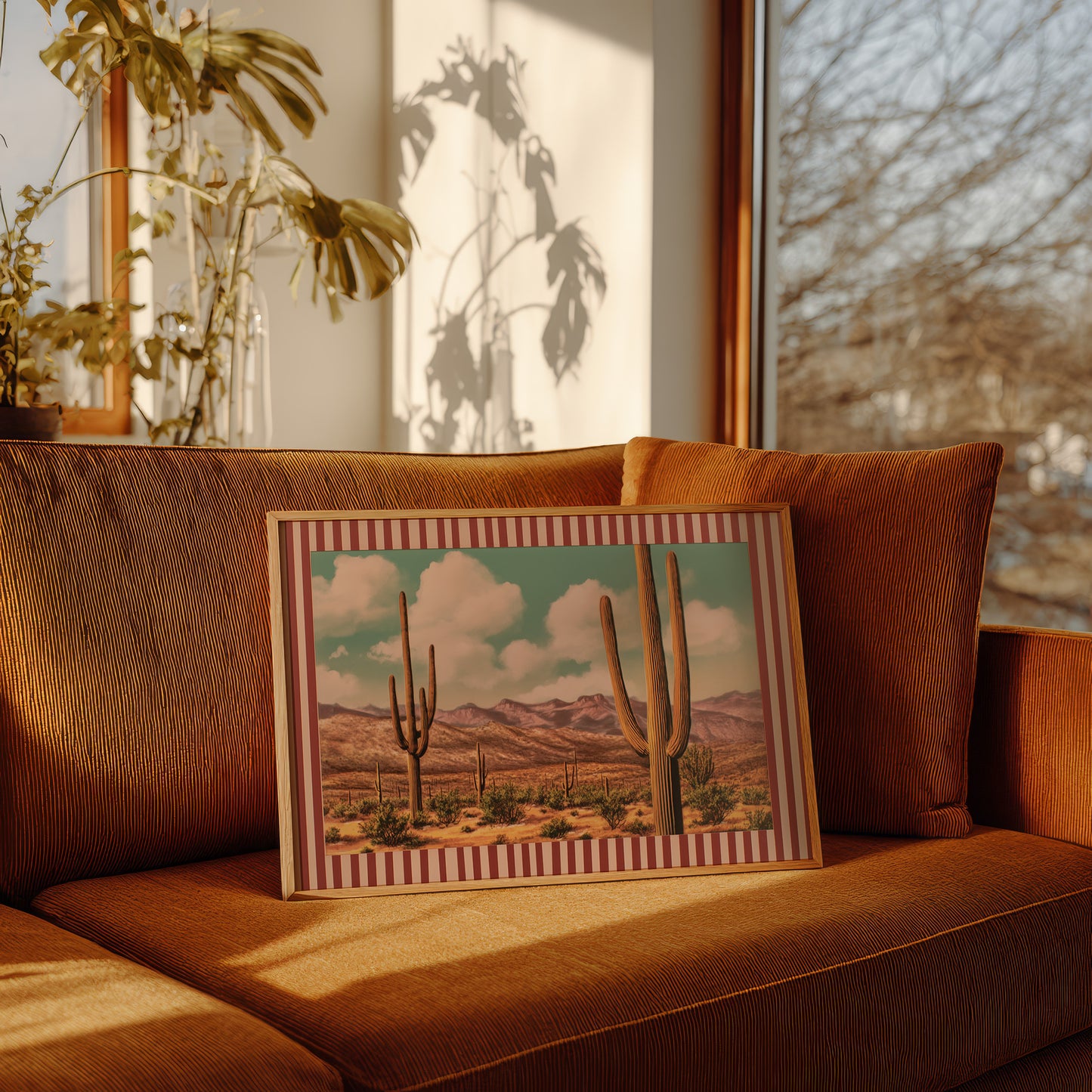 Saguaros Dance Under Turquoise Horizons
