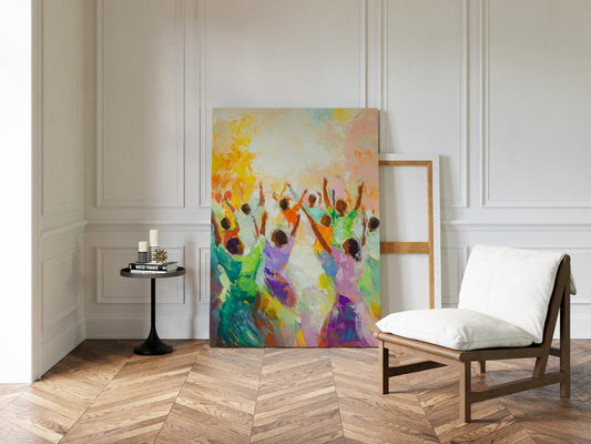 Lifted in Praise and Color