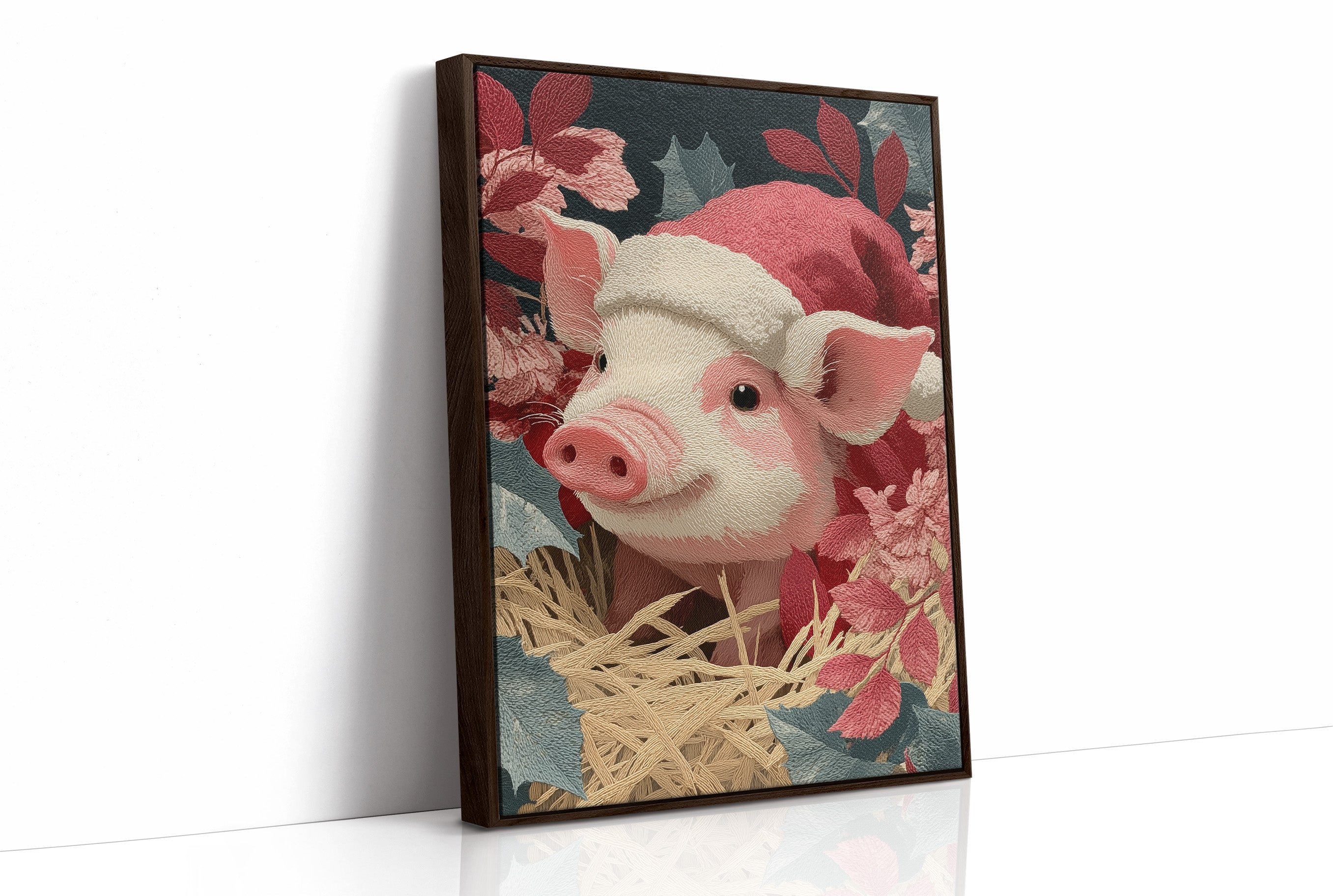 Piglet in Holiday Bloom