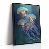 Ocean Ballet In Teal Depths