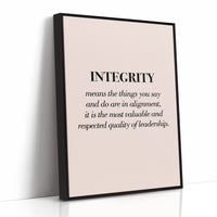 Integrity Alignment Leadership Quote