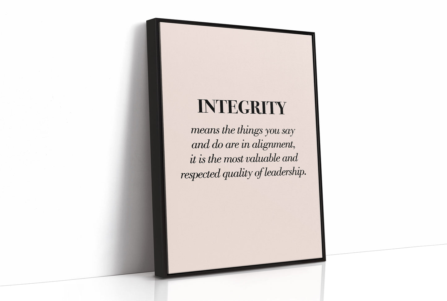 Integrity Alignment Leadership Quote