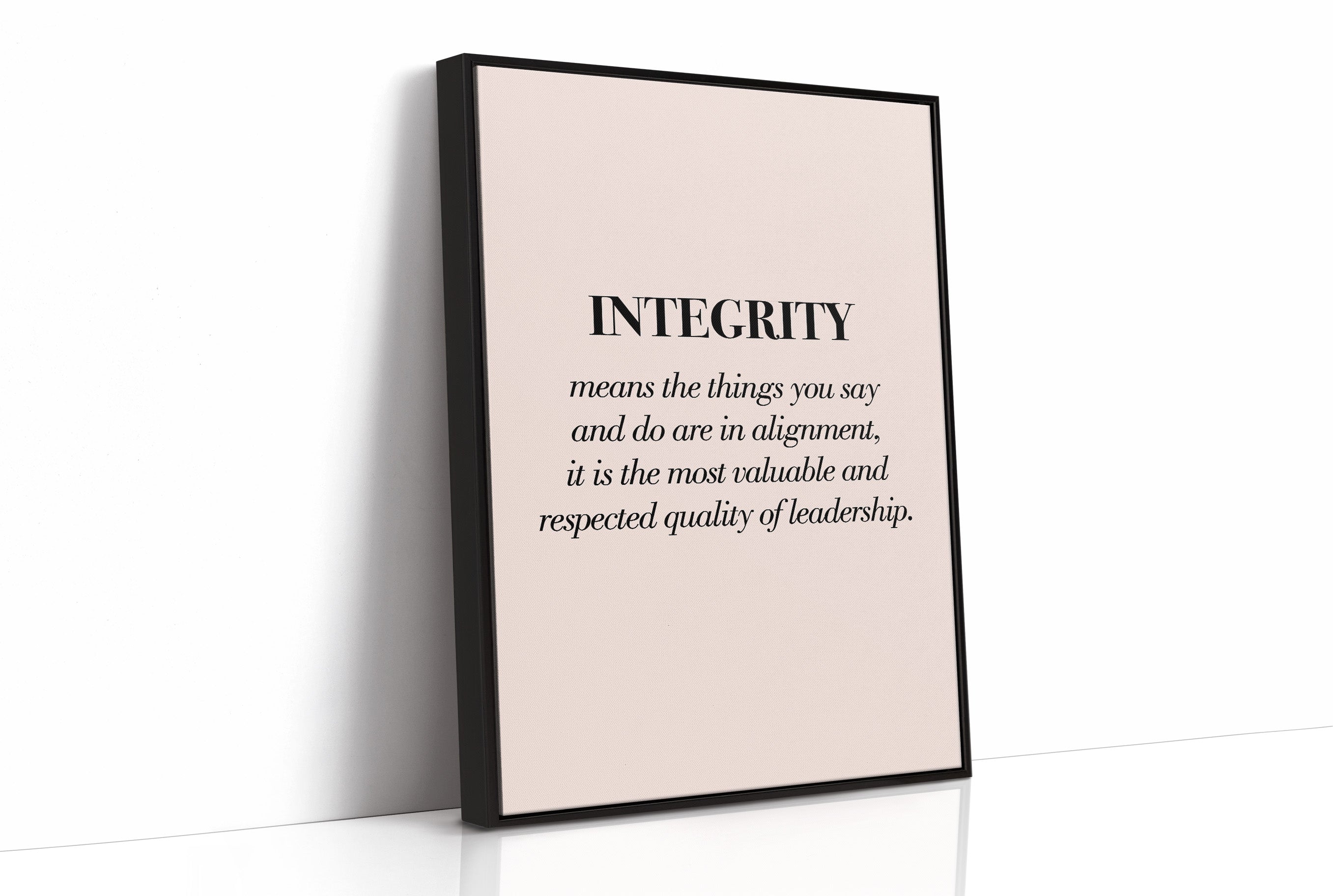 Integrity Alignment Leadership Quote