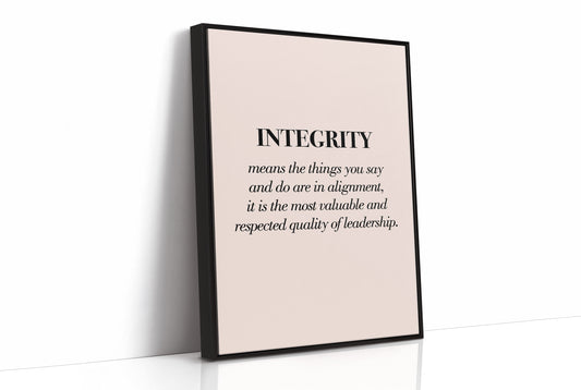 Integrity Alignment Leadership Quote