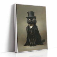 Dapper Feline's Grand Entrance