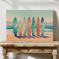 Surfboards Paint Their Summer Stories