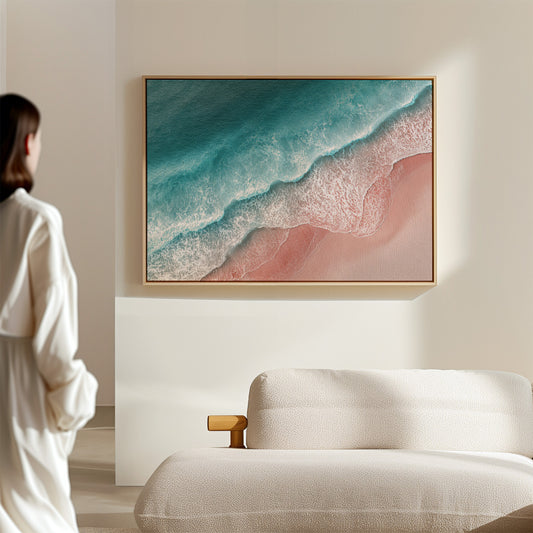 Tides Crafting Their Own Canvas