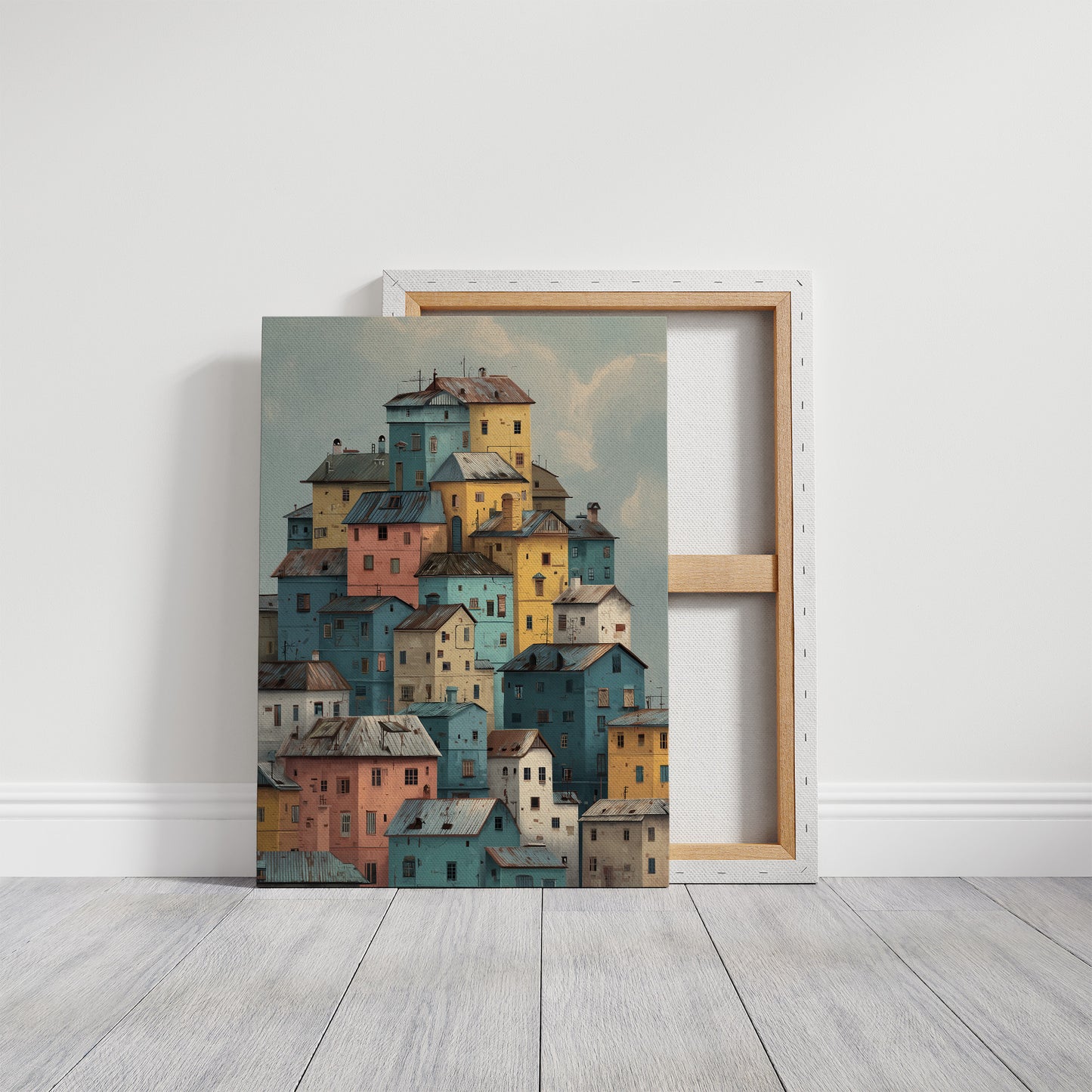 Houses Stack Like Childhood Memories
