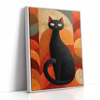 Autumn Cat Dances With Circles