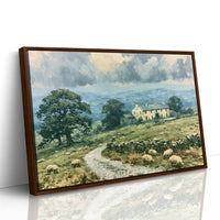 Stone Wall Farmhouse, Grazing Flock