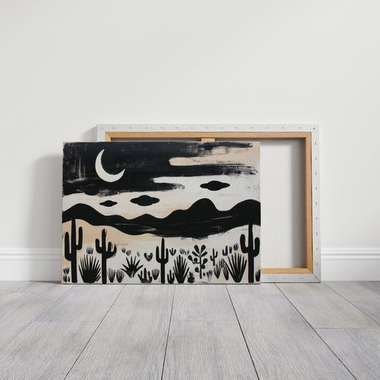 Midnight Cactus Sings Desert Lullabies