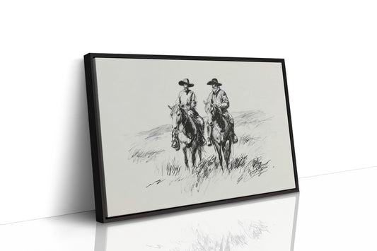 Two Riders Beneath Open Skies