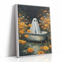 A Ghost Among Golden Petals