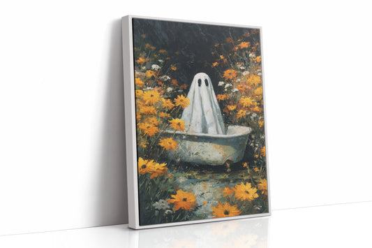 A Ghost Among Golden Petals