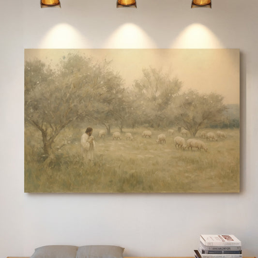 Shepherd Among the Blossoming Grove