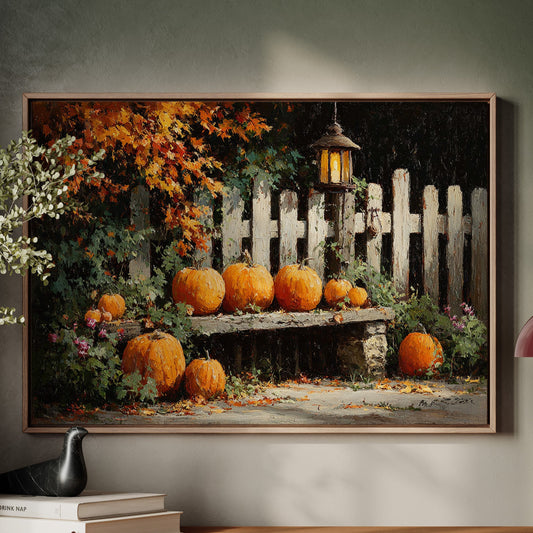 Harvest Glow Beneath Autumn Leaves
