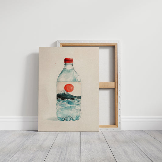 Mount Fuji Flows In Bottle