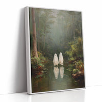Ethereal Spirits in Misty Waters