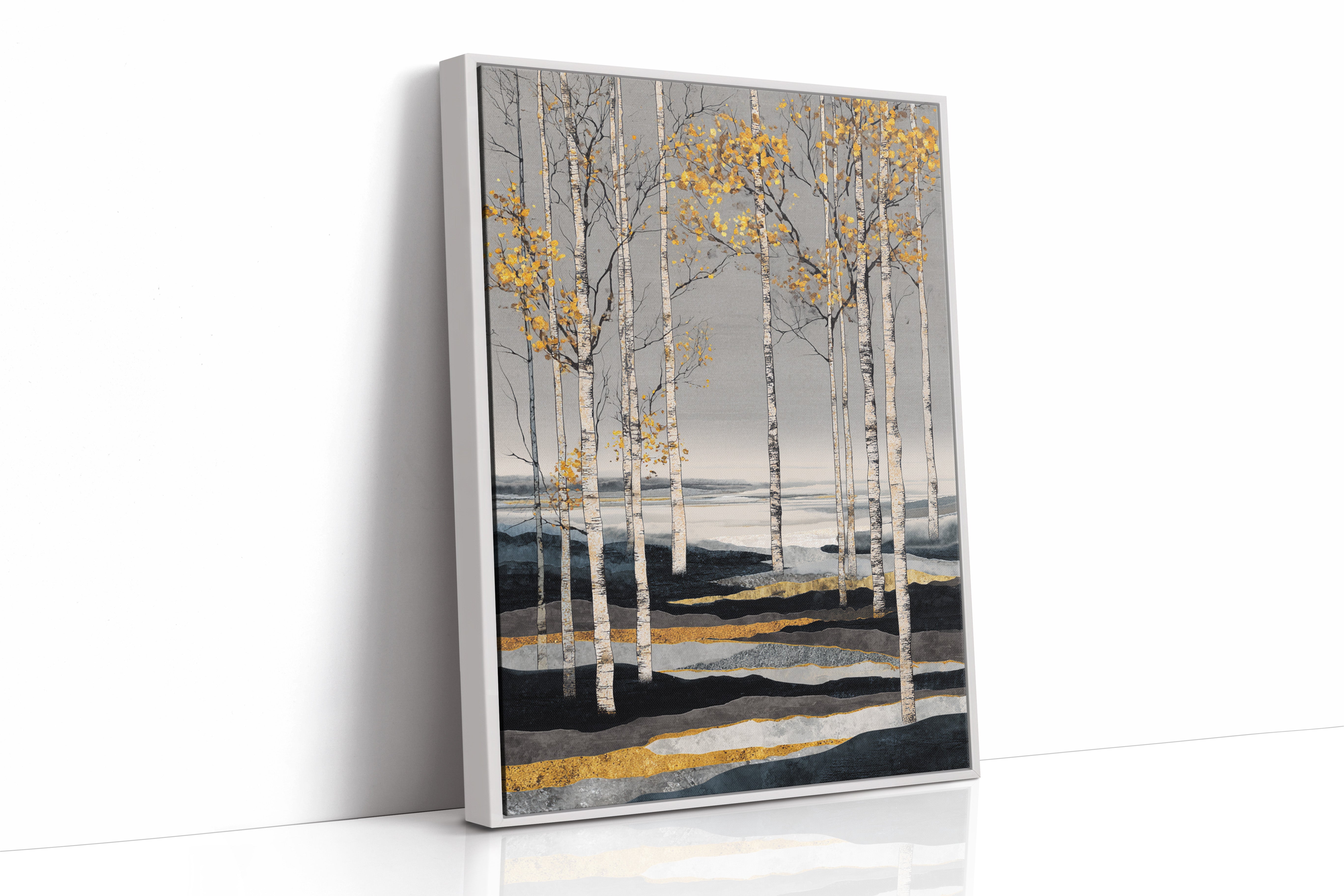 Golden Leaves on Silent Waters