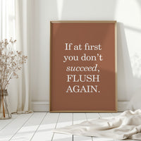 Bathroom Wisdom Glows In Bronze