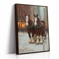 Snowbound Carriage on Market Street