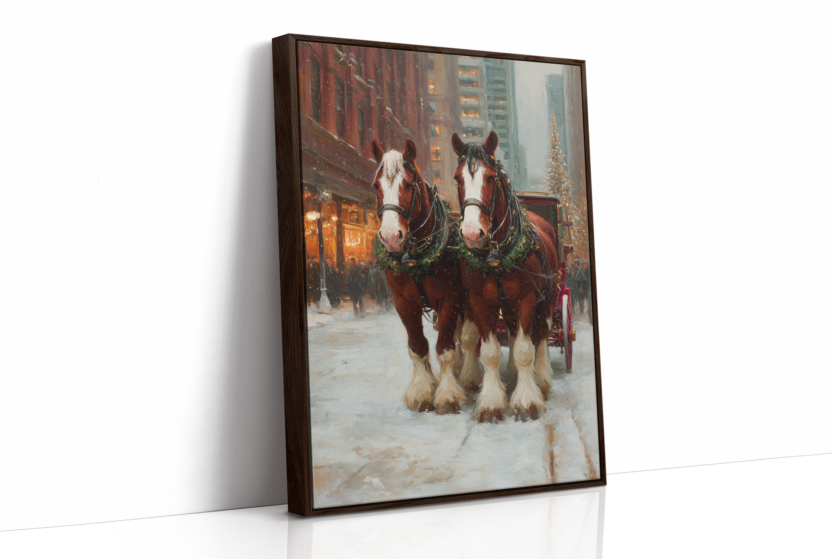 Snowbound Carriage on Market Street