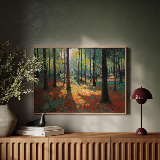 Autumn Light Dances Through Trees