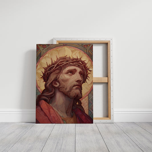 Sacred Gaze Toward Heaven's Light