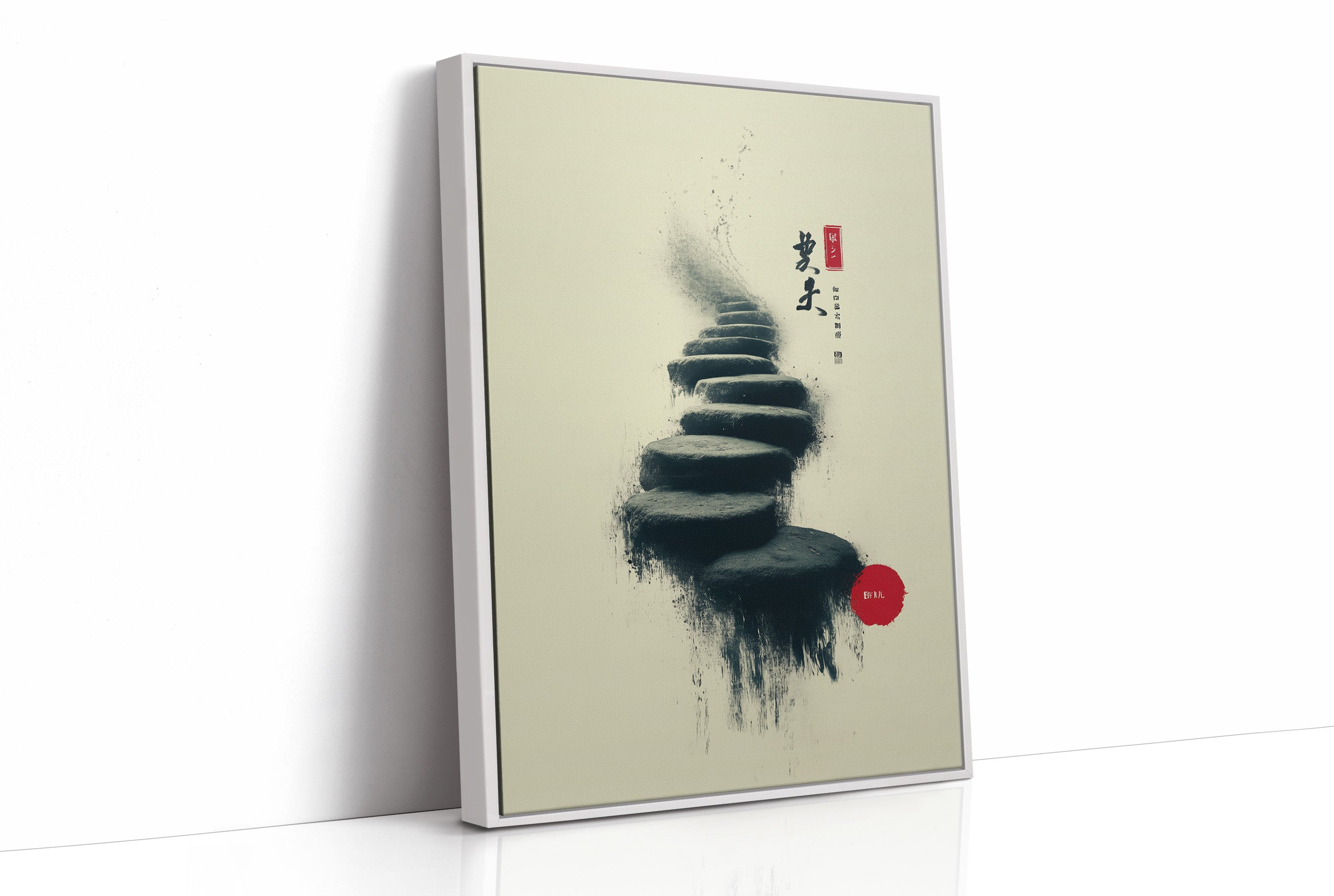 Stepping Stones Lead To Stillness