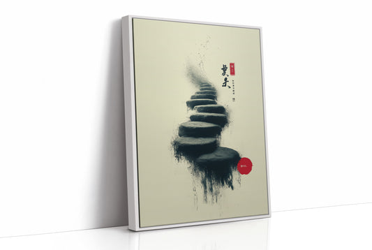 Stepping Stones Lead To Stillness