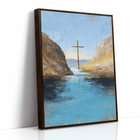 Faith Anchored Between Rocky Shores